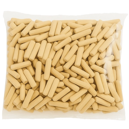 Kołek 8x35 Drewniany 100 szt Meblowy Bukowy Ryflowany Montażowy